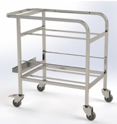 SP443.4 BIN TROLLEY