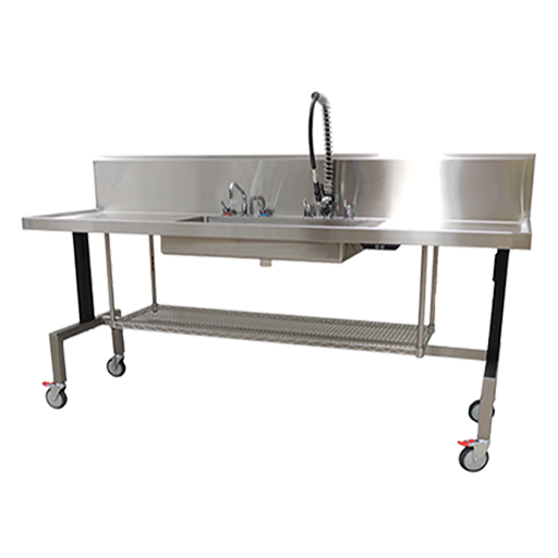 SP540.1 HEIGHT ADJUSTABLE CENTRE BOWL SINK UNIT (1 SINK) ELECTRIC 240V